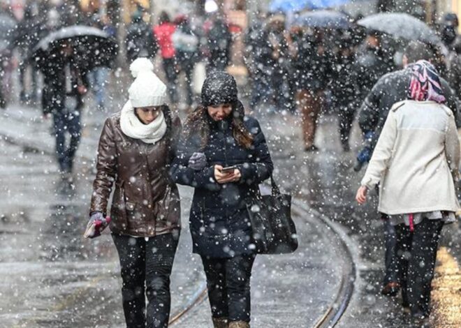 İstanbul’a yılın ilk karı hafta sonu düşecek